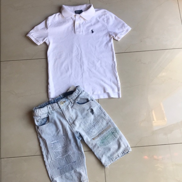Polo white shirt for a boy! - Picture 5 of 6